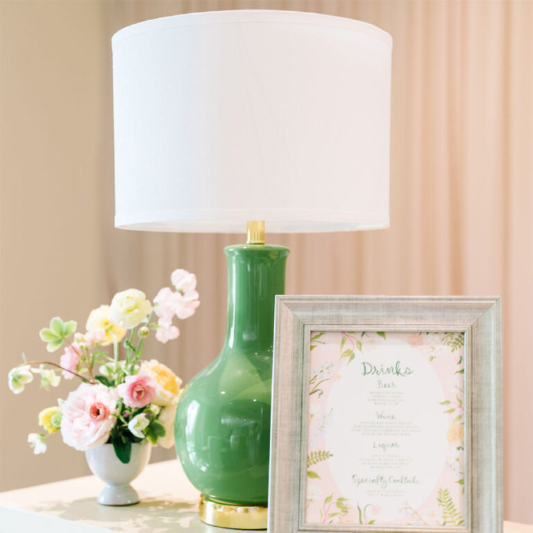 Green And Gold Table Lamp