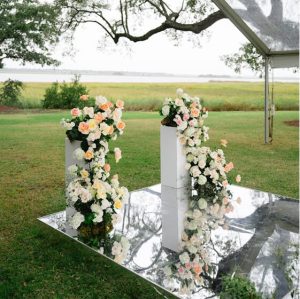 Mirrored Ceremony Platform