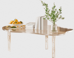 Acrylic Wavy Coffee Table